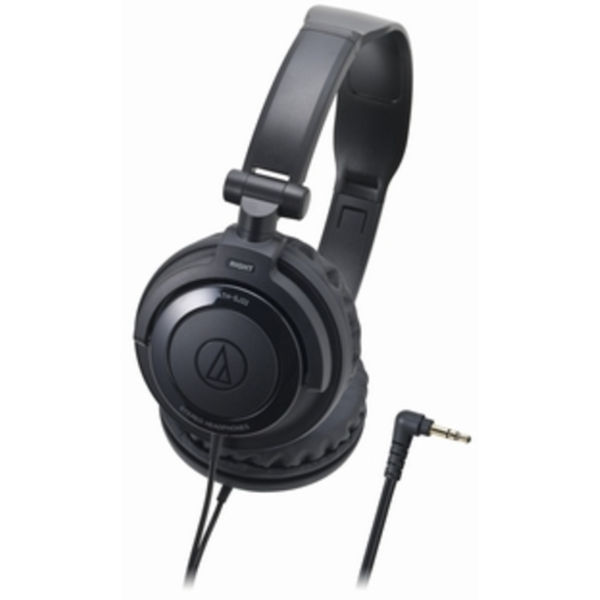 Audio Technica ATH-SJ33 Dynamic Headphones - Black