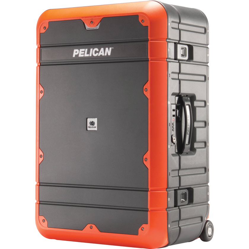 Pelican EL27 Elite Weekender Luggage with Enhanced Travel System (Grey and Orange)