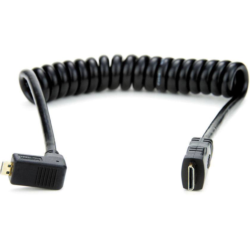 Atomos Micro to Mini HDMI Coiled Cable (30-40 cm)