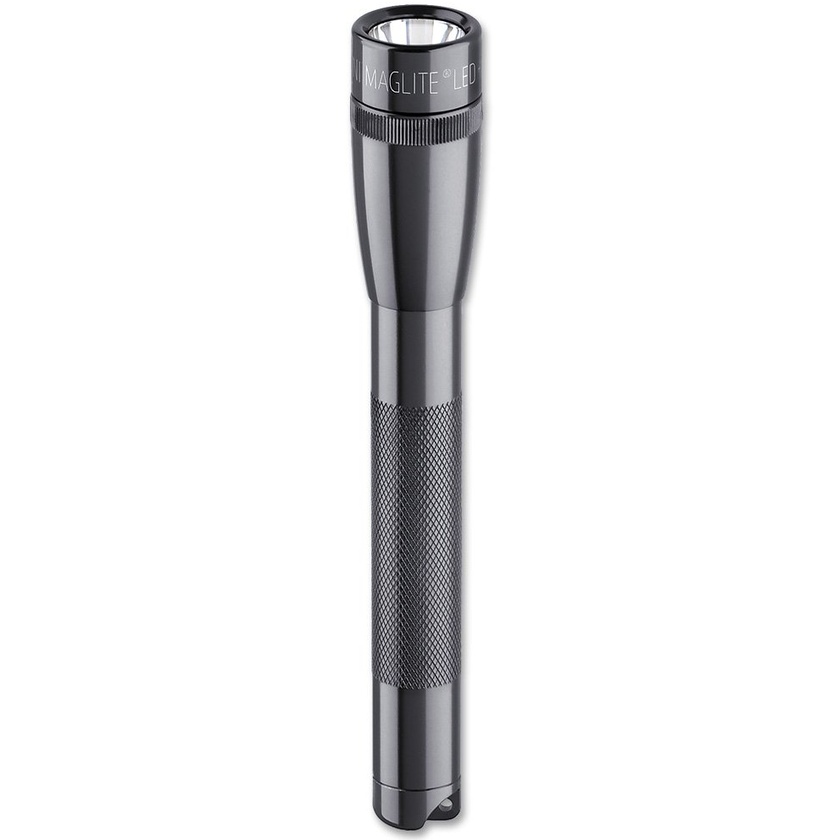 Maglite SP2P09H Mini Maglite Pro 2AA LED Flashlight with Holster (Gray)