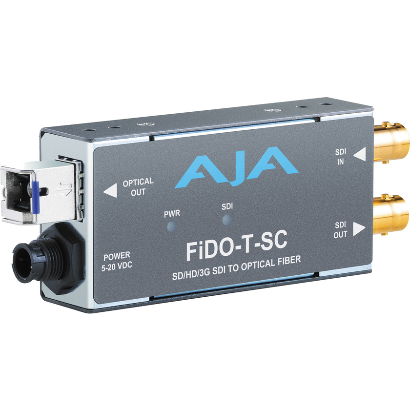 AJA FiDO-T-SC SDI/Optical Fiber Mini-Converter