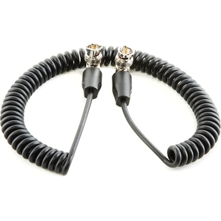 SHAPE SDI Cable with Right Angle BNC Connectors (Coiled, 20")