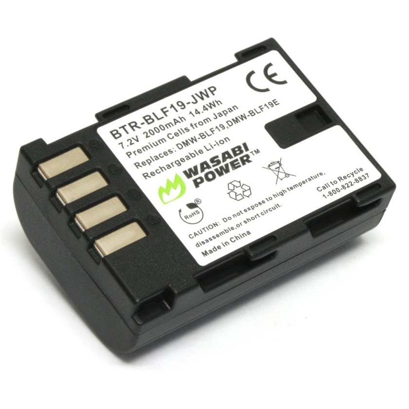 Wasabi Power Battery - Panasonic DMW-BLF19 type
