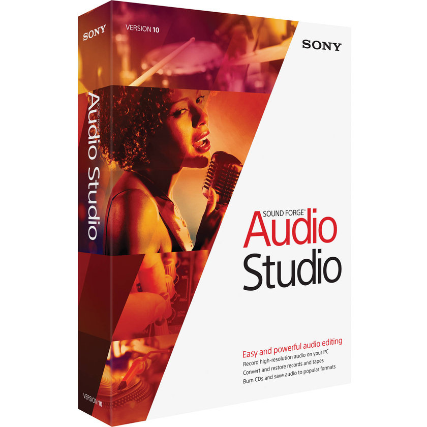 Sony Sound Forge Audio Studio 10 (5-99 Site Licenses)