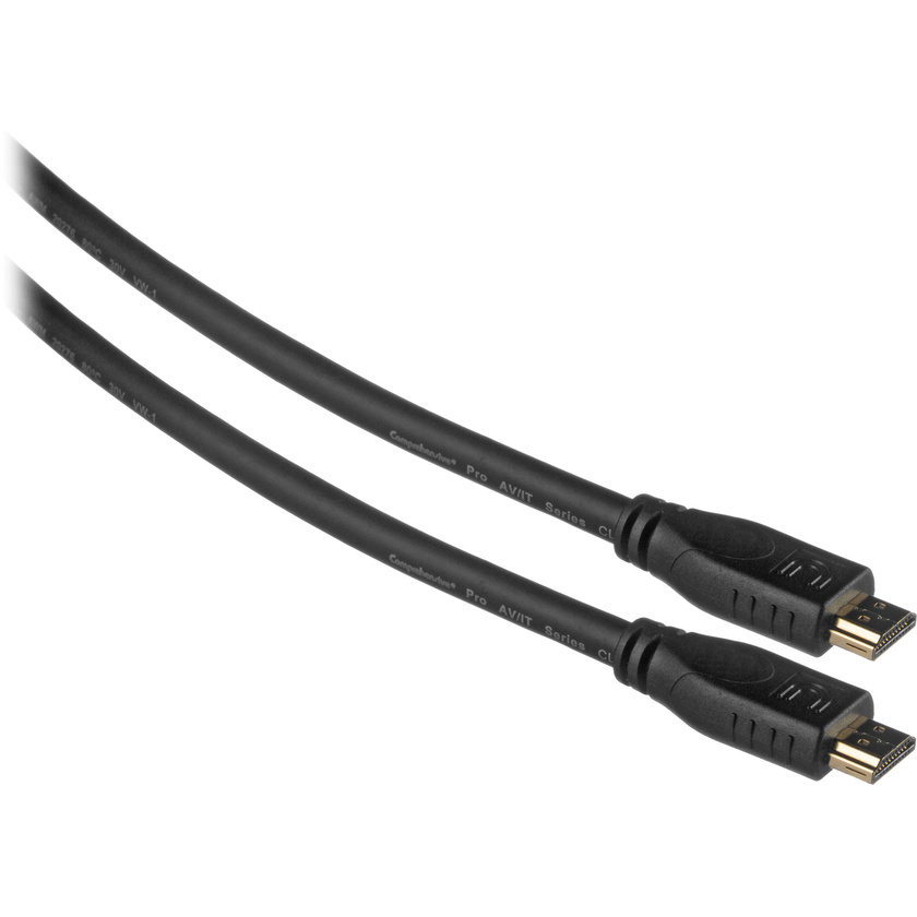Comprehensive Pro AV/IT High Speed HDMI Cable with ProGrip CL3 (Jet Black, 50')