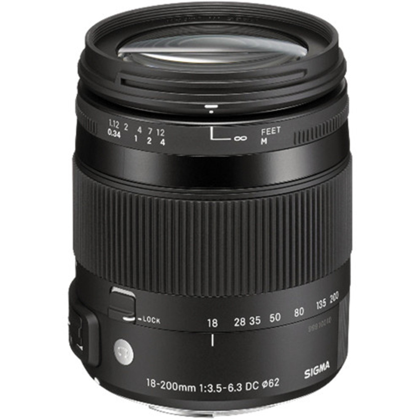 Sigma 18-200mm f/3.5-6.3 DC Macro OS HSM Lens For Nikon Digital Cameras