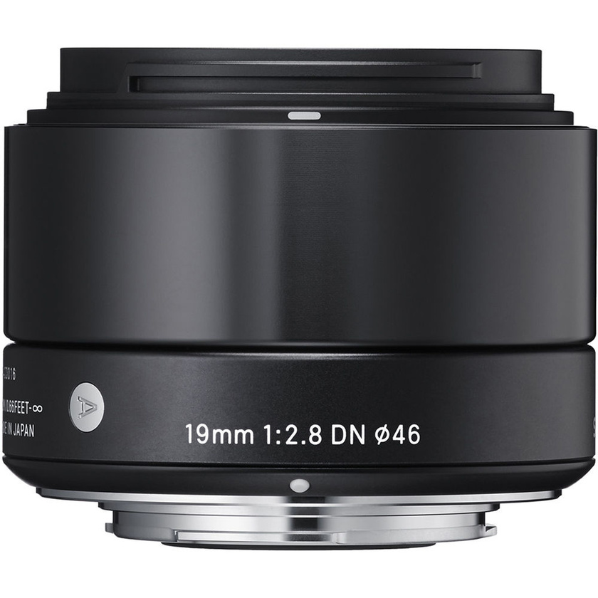 Sigma 19mm f/2.8 DN Lens for Micro Four Thirds Cameras (Black)