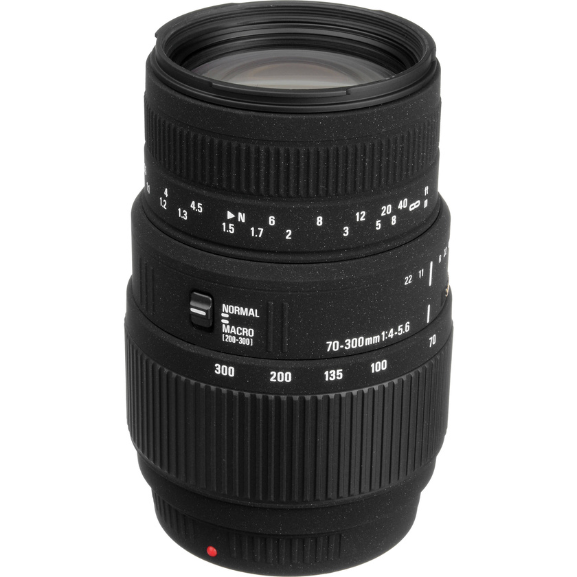 Sigma 70-300mm f/4-5.6 DG Macro Lens for Sony and Minolta Cameras