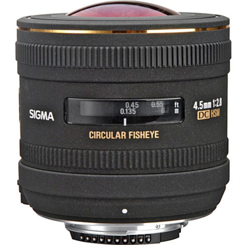 Sigma 4.5mm f/2.8 EX DC HSM Lens for Nikon Digital SLR