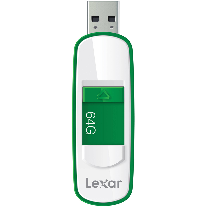 Lexar 64GB JumpDrive S75 USB 3.0 Flash Drive (Green)