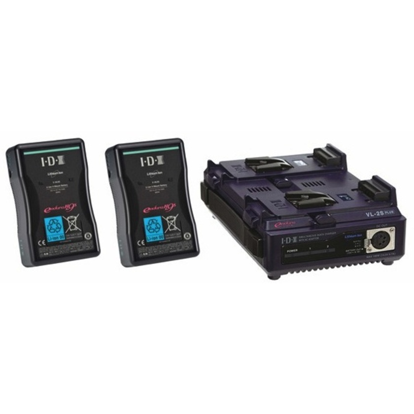 IDX 2 E-HL10DS V-Mount Batteries and Charger Kit