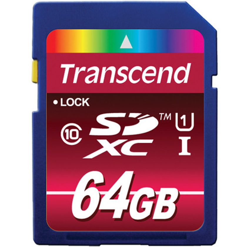 Transcend 64GB SDXC Ultimate Class 10 UHS-1 Memory Card