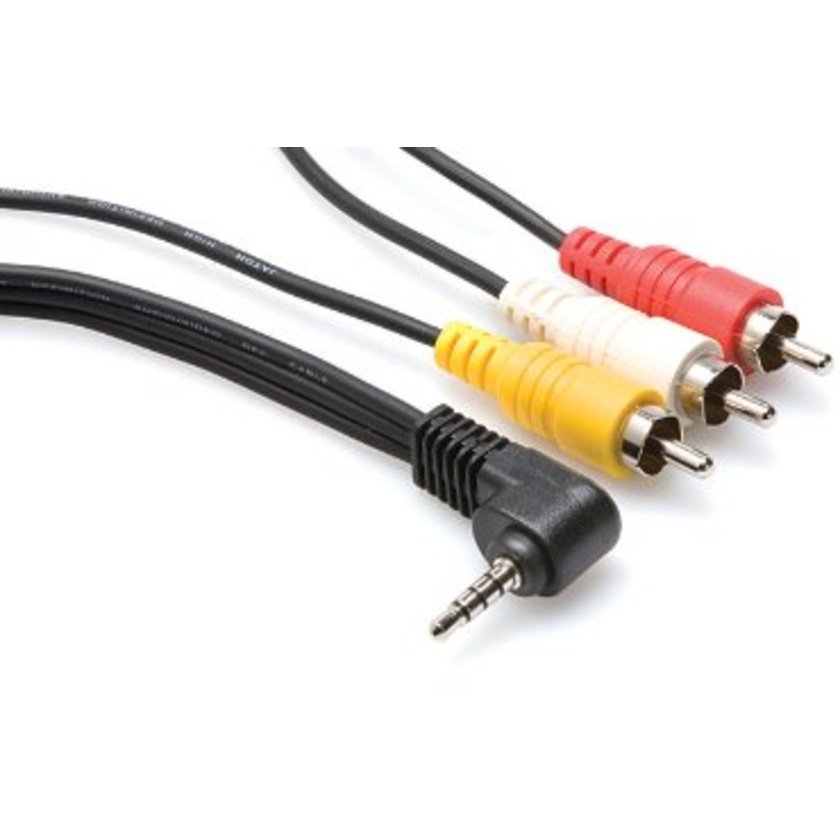Hosa C3M-103 Camcorder AV Cable 3ft
