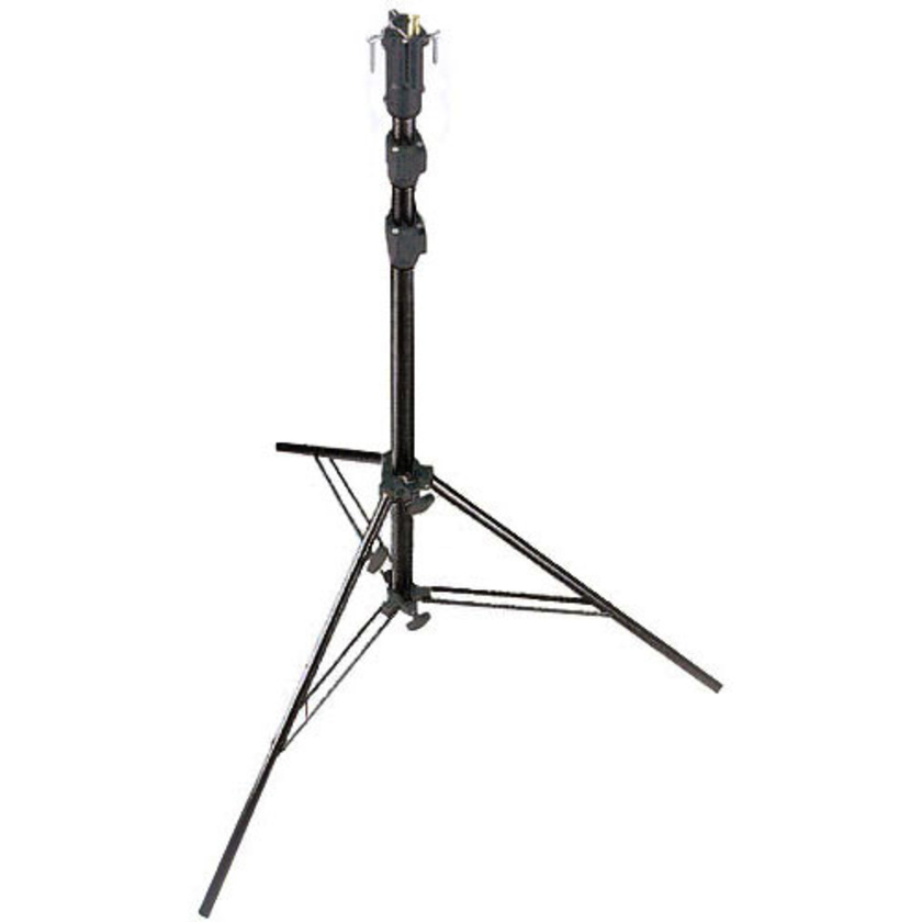 Manfrotto 256BUAC Self-Locking Air Cushioned Light Stand, Black - 7' (2.1 m)