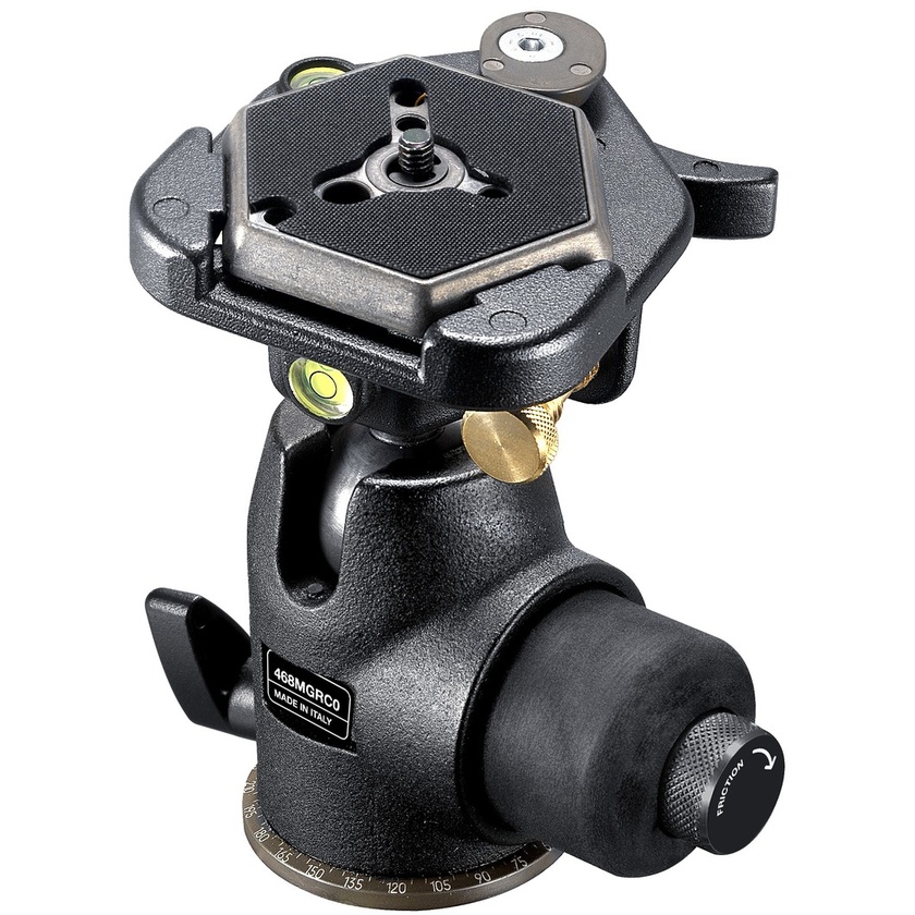 Manfrotto 468MGRC0 - Hydrostatic Ball Head with RC0 Quick Release