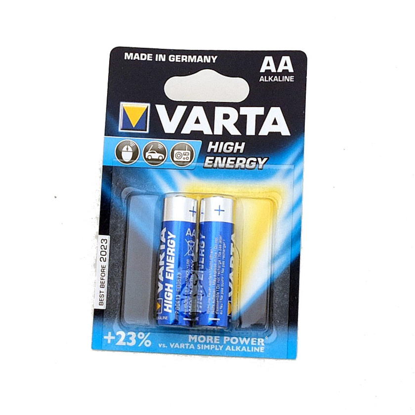 Varta Alkaline Longlife AA Battery - (2 Pack)