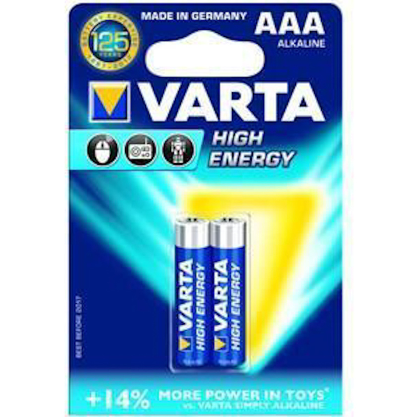 Varta Alkaline Longlife AAA Battery - (2 Pack)