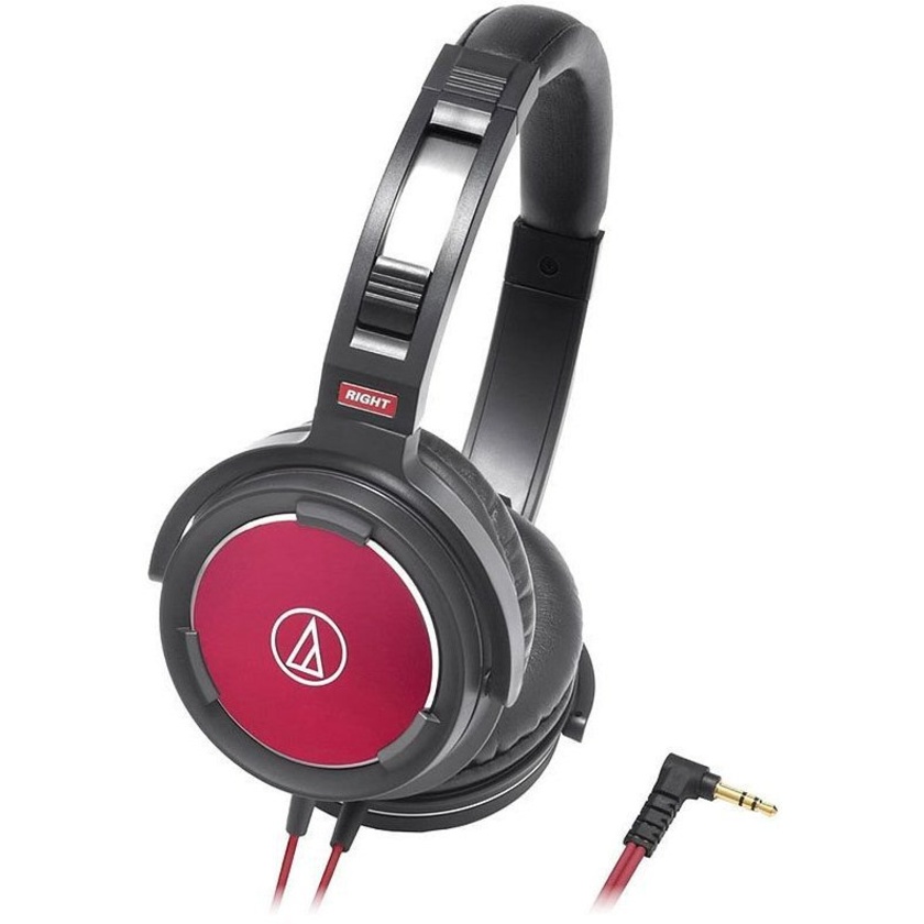 Audio Technica ATH-WS55 Headphones - Red