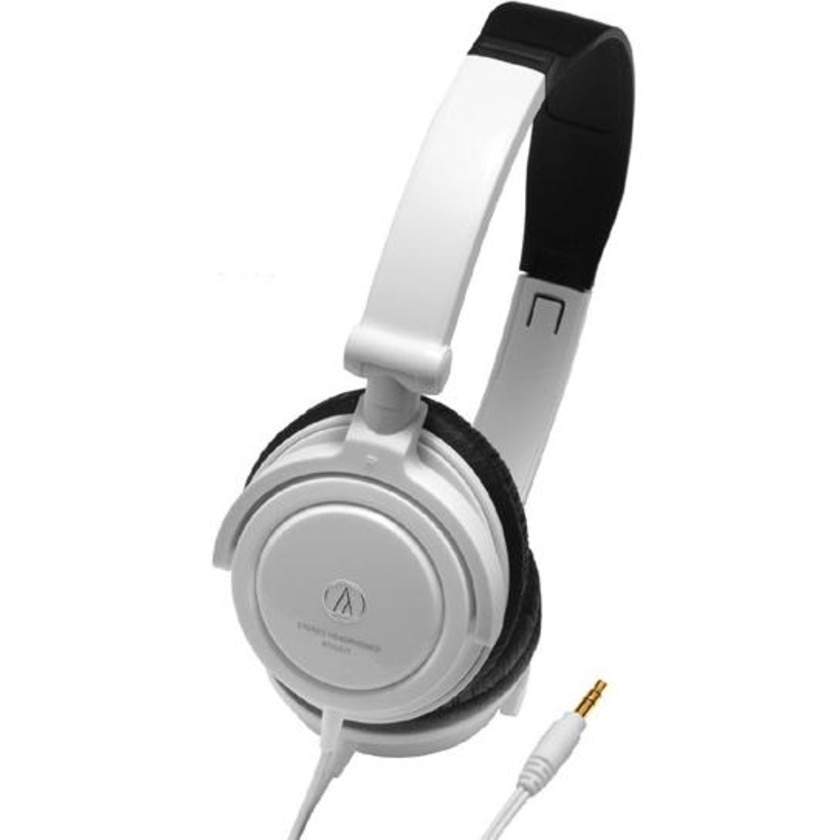 Audio Technica ATH-SJ1 Dynamic Headphones - White