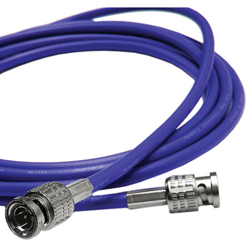 Canare 2' L-3CFW RG59 HD-SDI Coaxial Cable with Male BNCs (Blue)