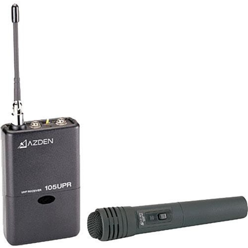 Azden 105HT - 105 Series UHF Wireless Microphone System with Handheld Transmitter