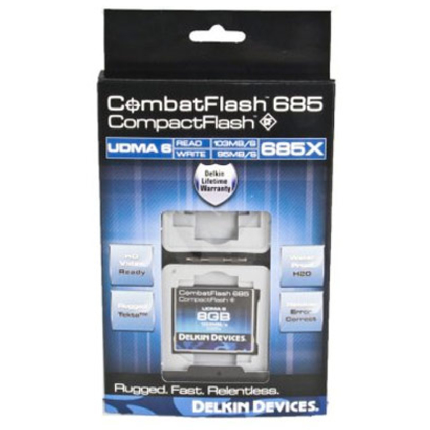Delkin 8GB Combat Flash 685x Card