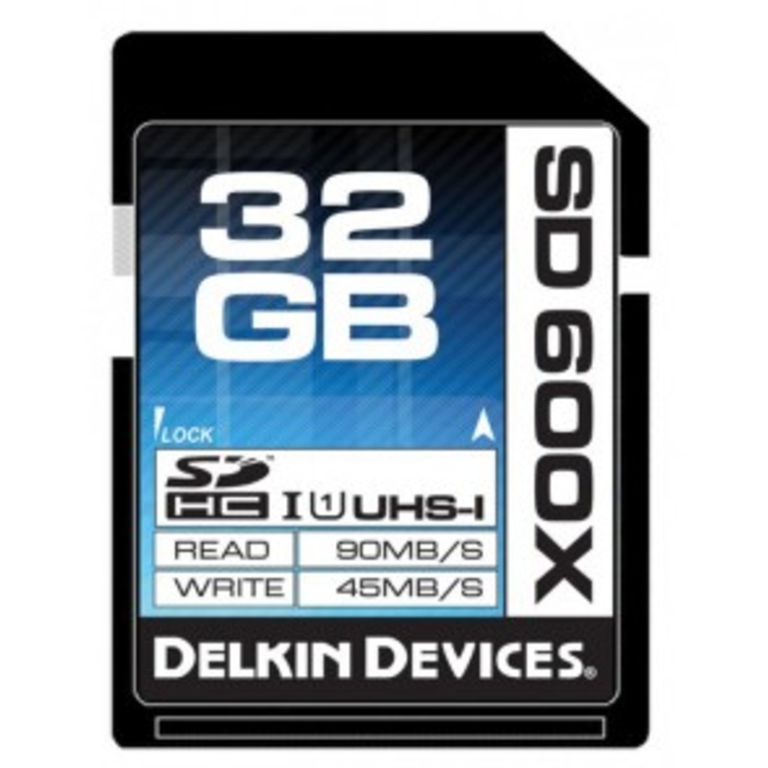 Delkin Devices 32GB SDHC Memory Card 600x UHS-I