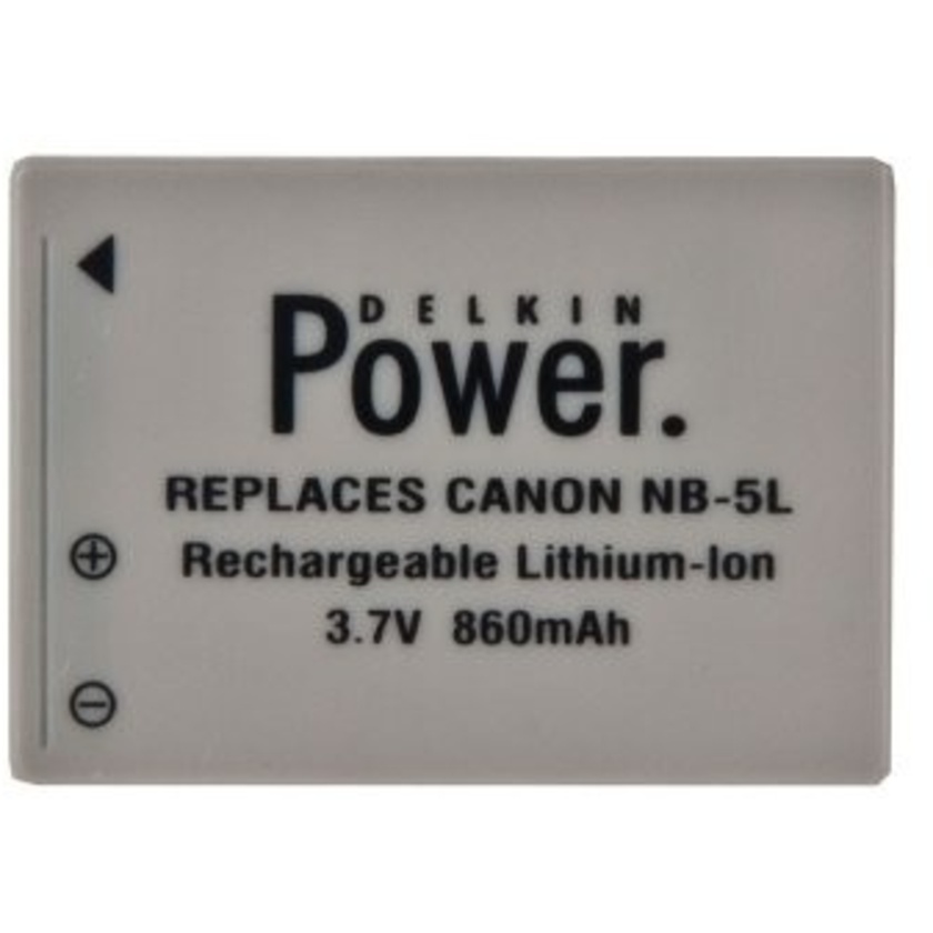 Delkin NB5L Battery for Canon Powershot