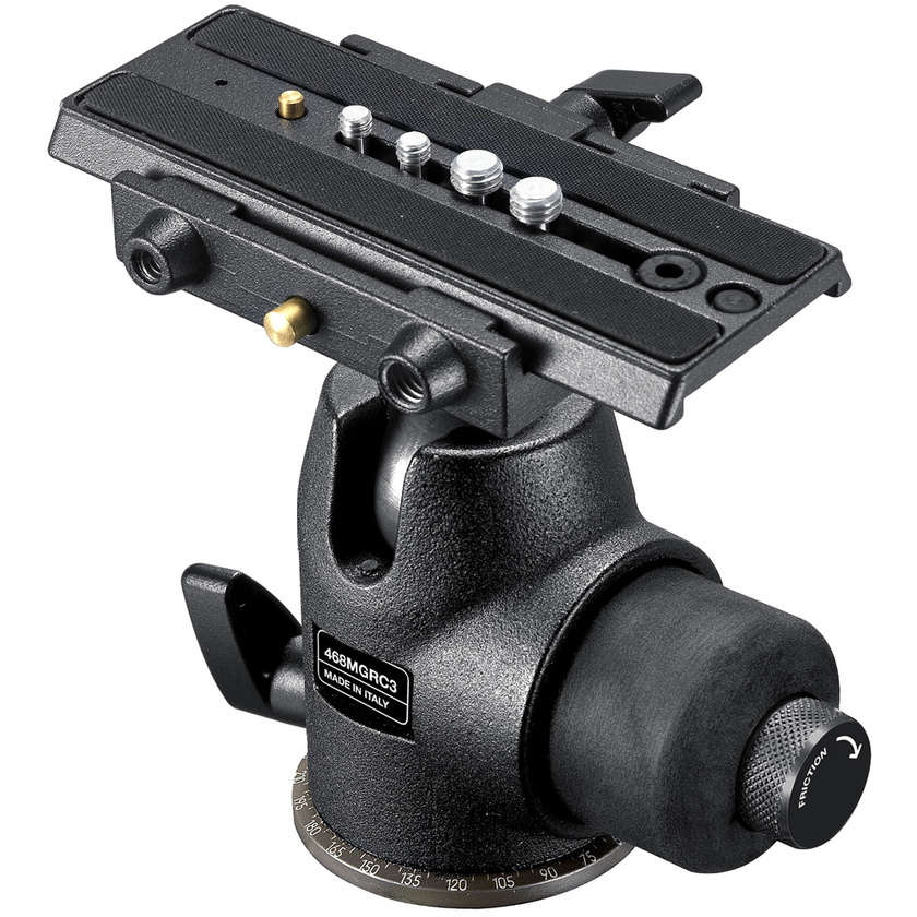 Manfrotto 468MGRC3 - Magnesium Hydrostatic Ball Head