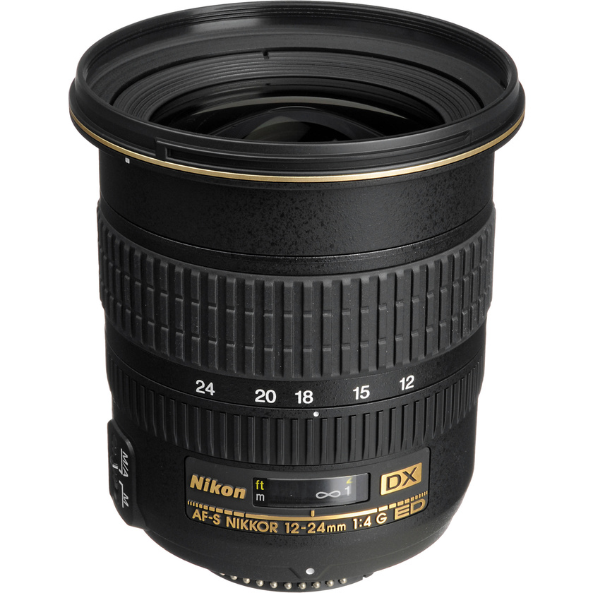 Nikon 12-24mm f4G IF-ED Lens w HB-23 Lens Hood