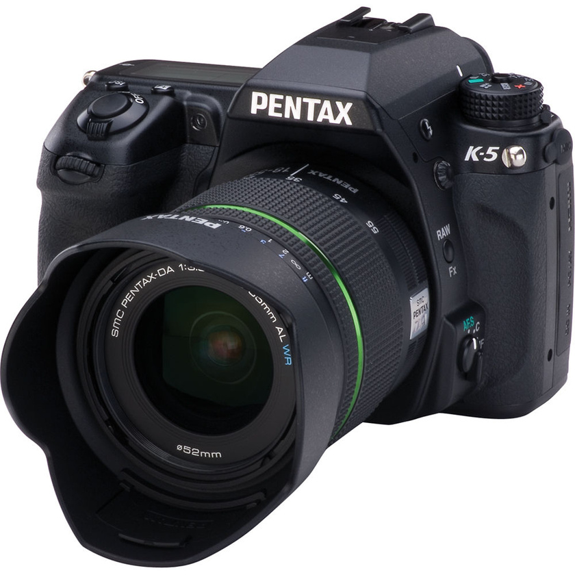 Pentax K-5 with 18-55mm lens