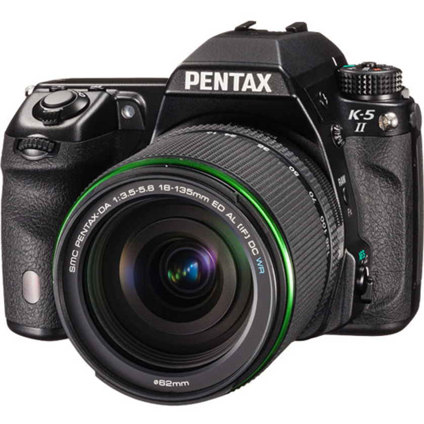Pentax K-5 with 18-135mm lens