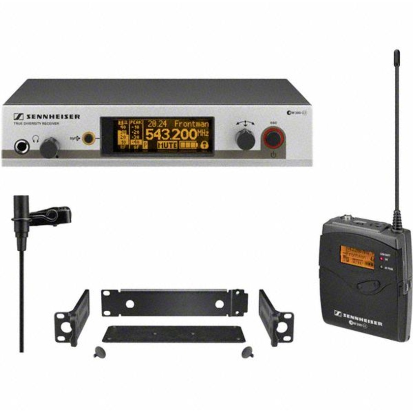 Sennheiser EW312 G3-B Omni Lapel Microphone Presenter System