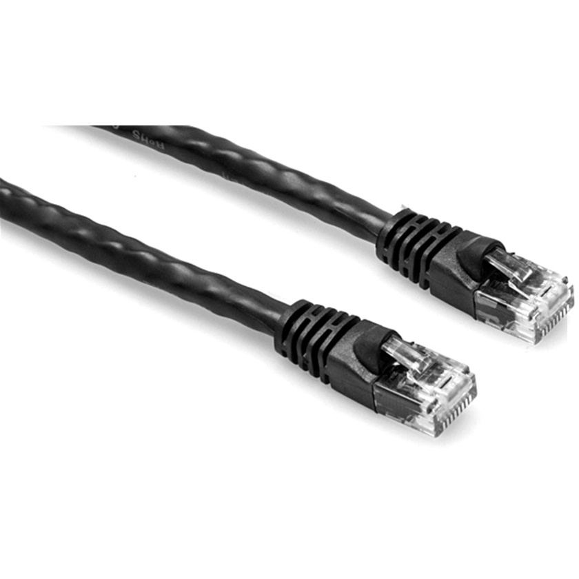 Hosa CAT-510BK Cat 5E Cable 10ft