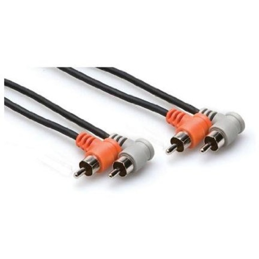 Hosa CRA-203RR Dual RCA Cable 3m (Right Angle)