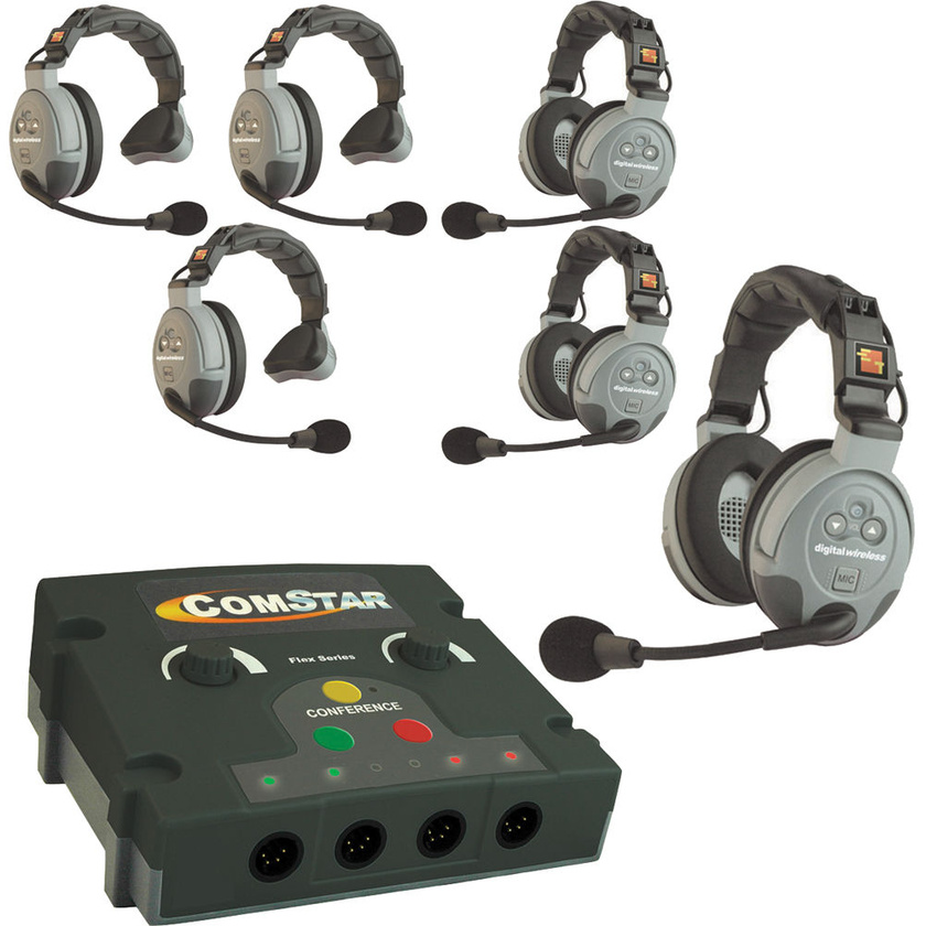 Eartec COMSTAR Flex Max Series 6-User Full Duplex Intercom System