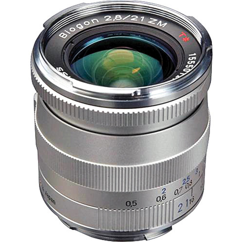 Zeiss Biogon T* 21mm f2.8 ZM SLR Lens SILVER