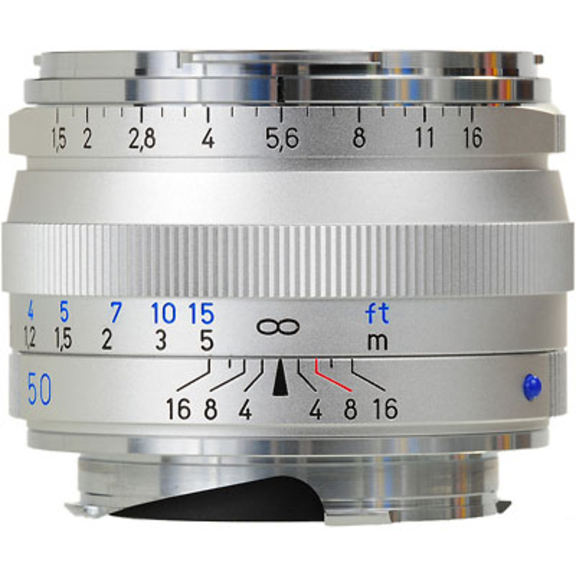Zeiss C Sonnar T* 50mm f1.5  ZM SLR Lens SILVER
