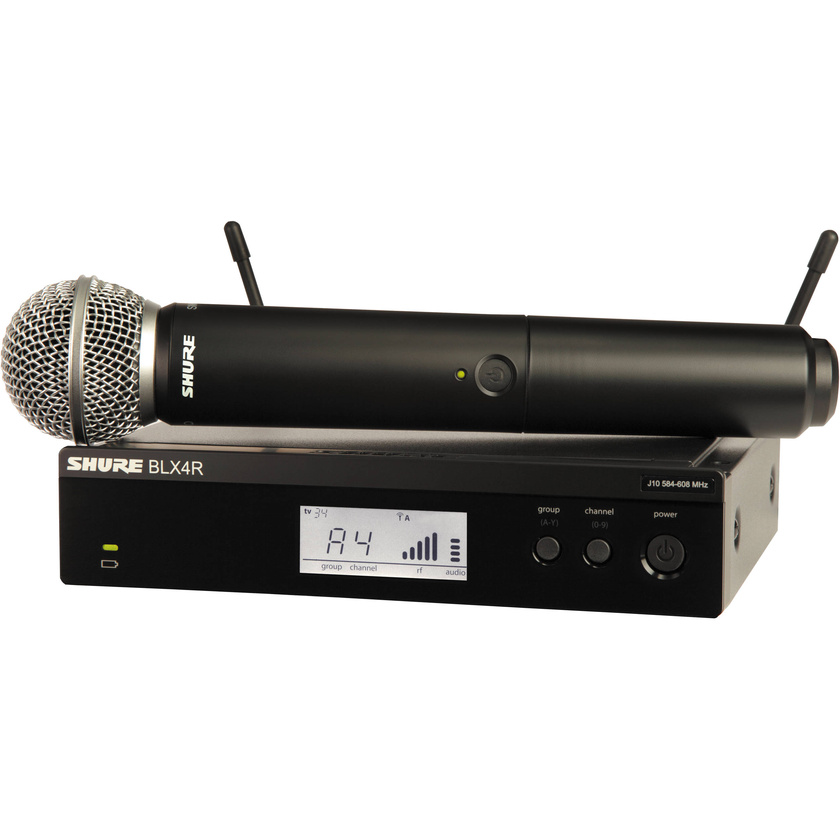 Shure BLX24R Vocal Wireless System with SM58 Mic (M17: 662 - 686 MHz)
