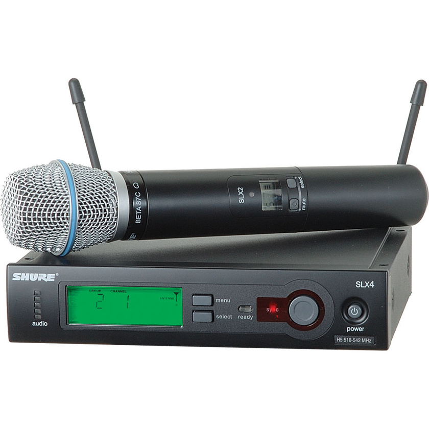 Shure SLX-BETA87C Handheld Wireless System with Beta 87C Microphone