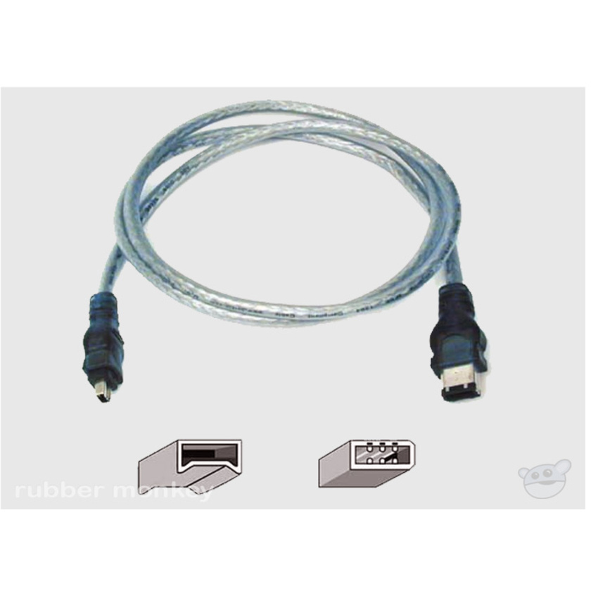 Belkin 6-pin to 4-pin Firewire Cable 3ft
