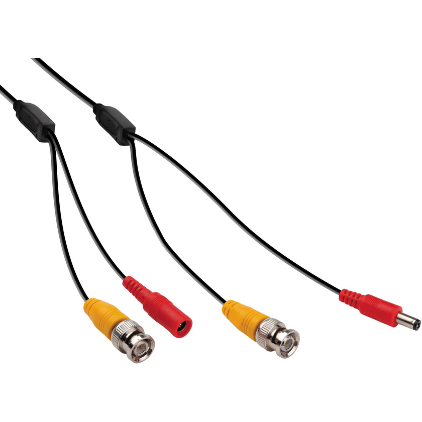 Pearstone BNC Extension Cable with Power for CCTVs - 200'