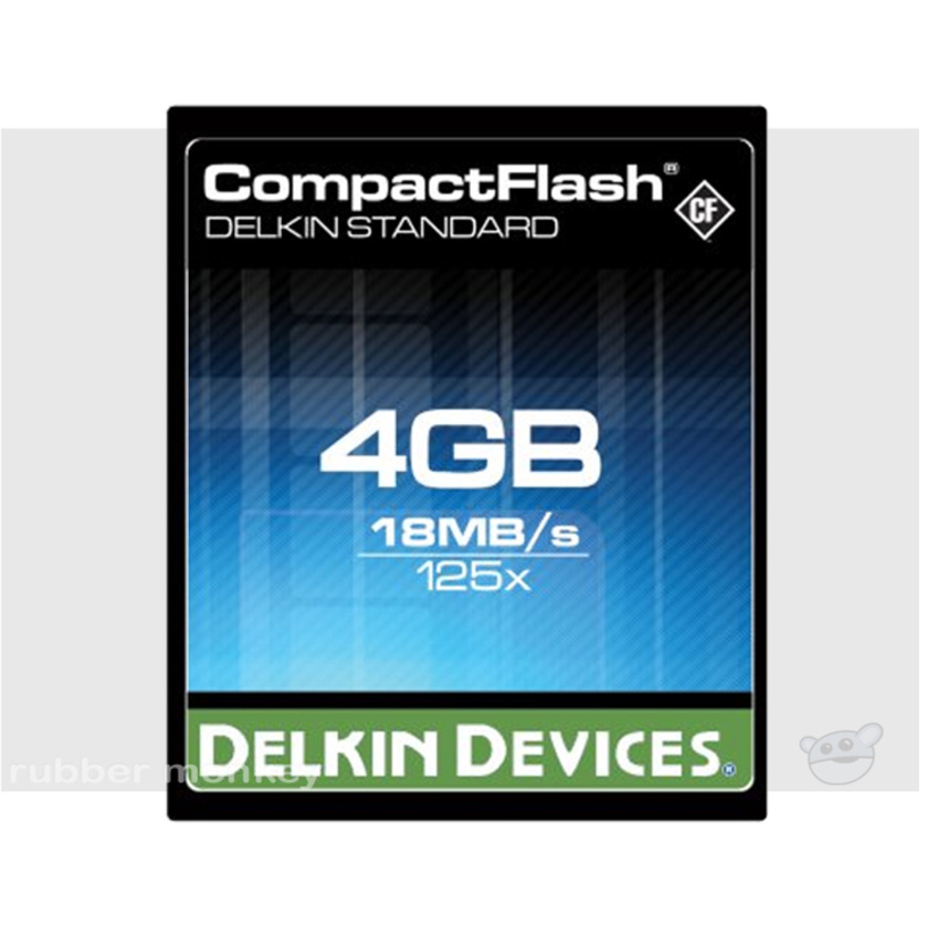 Delkin Compact Flash Card 4GB 125x