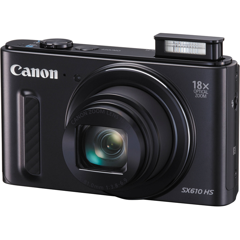 Canon PowerShot SX610 HS Digital Camera (Black)