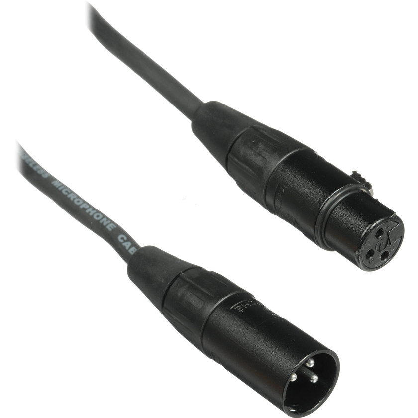 Kopul Performance 2000 Series XLR M to XLR F Microphone Cable - 6' (1.82 m), Black