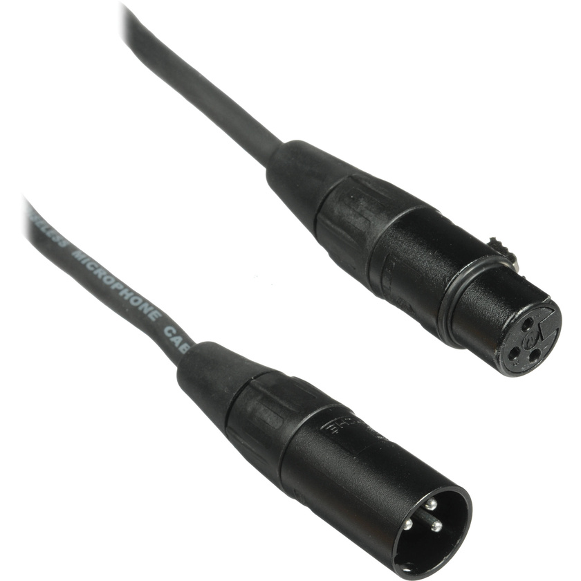 Kopul Performance 2000 Series XLR M to XLR F Microphone Cable - 30' (9.14 m), Black