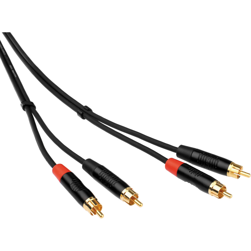Kopul 2 RCA Male to 2 RCA Male Stereo Audio Cable (1.5 ft)
