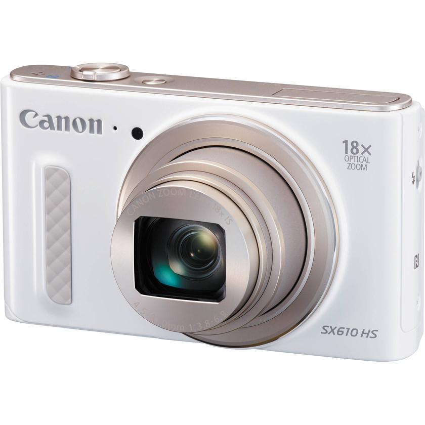 Canon PowerShot SX610 HS Digital Camera (White)