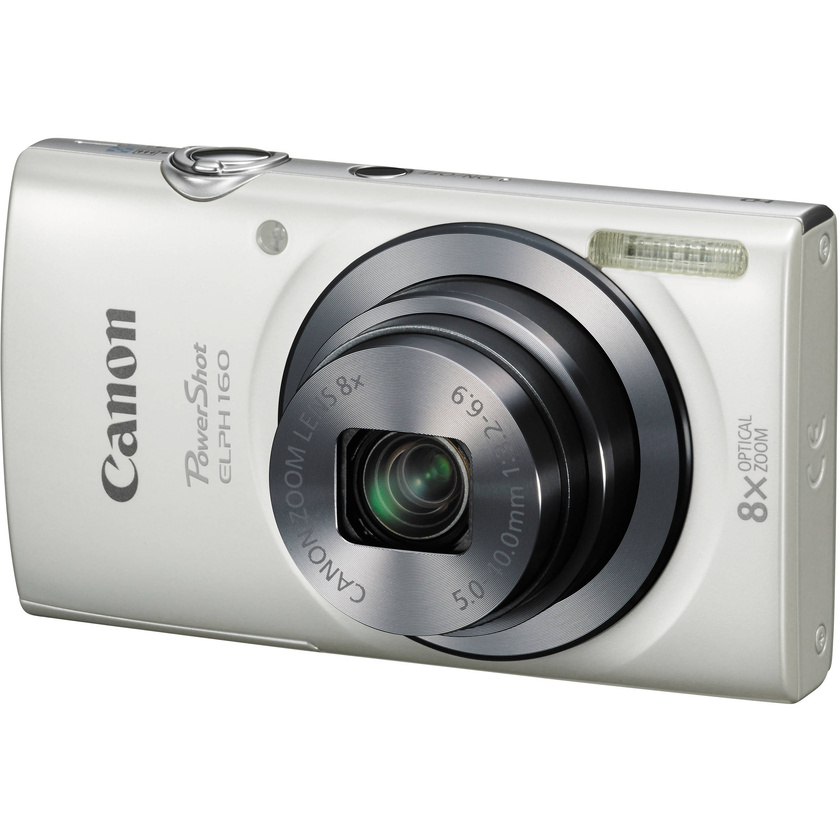 Canon PowerShot ELPH 160 Digital Camera (White)