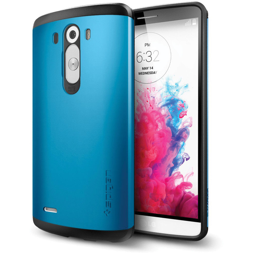 Spigen LG G3 Case Slim Armor (Electric Blue, Retail Packaging)